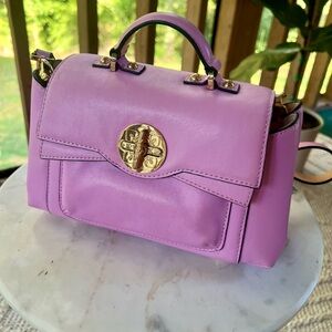 Femme de Cupcakes Small Leather Handbag Bag with Gold Hardwear